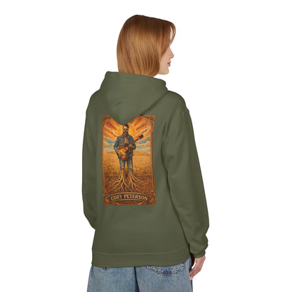 Cory Peterson Roots Graphic Hoodie — Acoustic Guitar Artist Poster Design