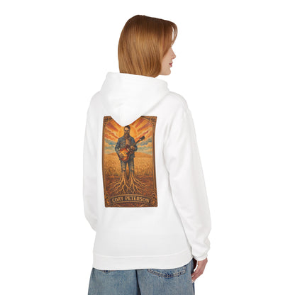 Cory Peterson Roots Graphic Hoodie — Acoustic Guitar Artist Poster Design